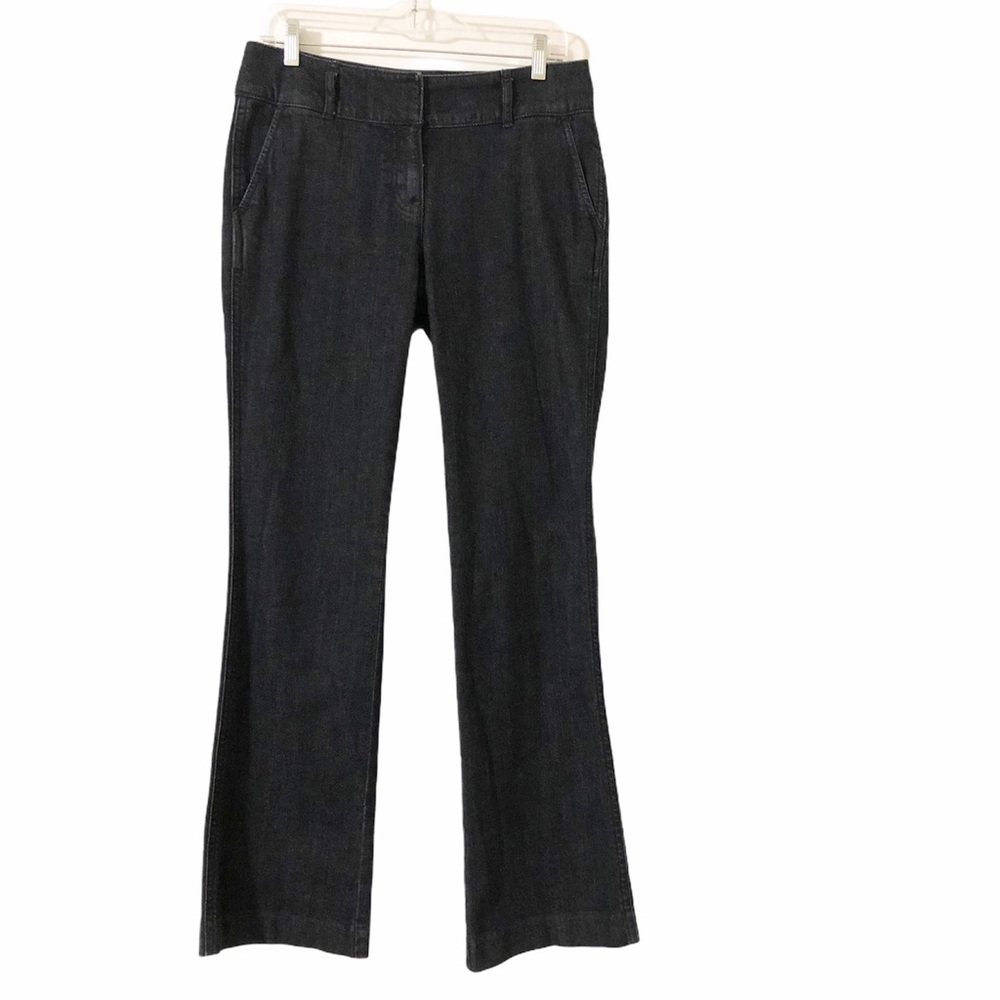 Dana Buchman flare navi jeans size 6